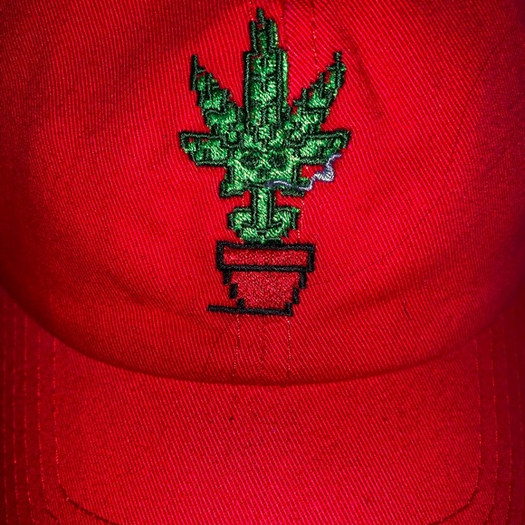 Red Pot Dad cap - Picture 1 of 1